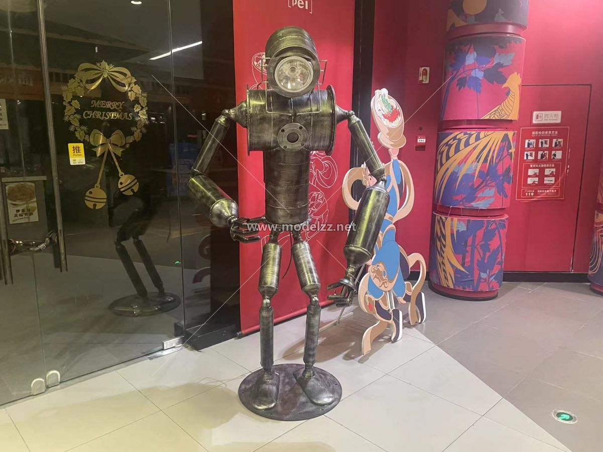 Outdoor classic figure sculpture Stainless Steel Statues