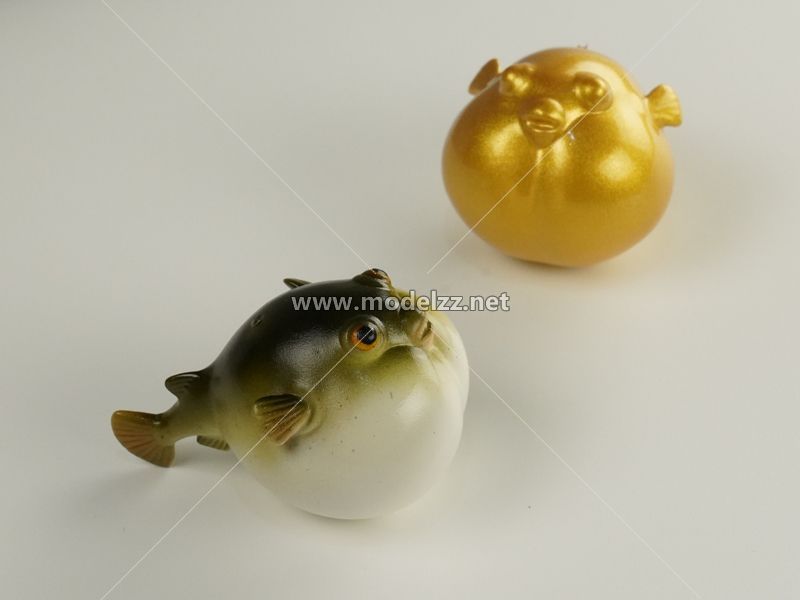 Cute Fat Fish Resin Art Gadget