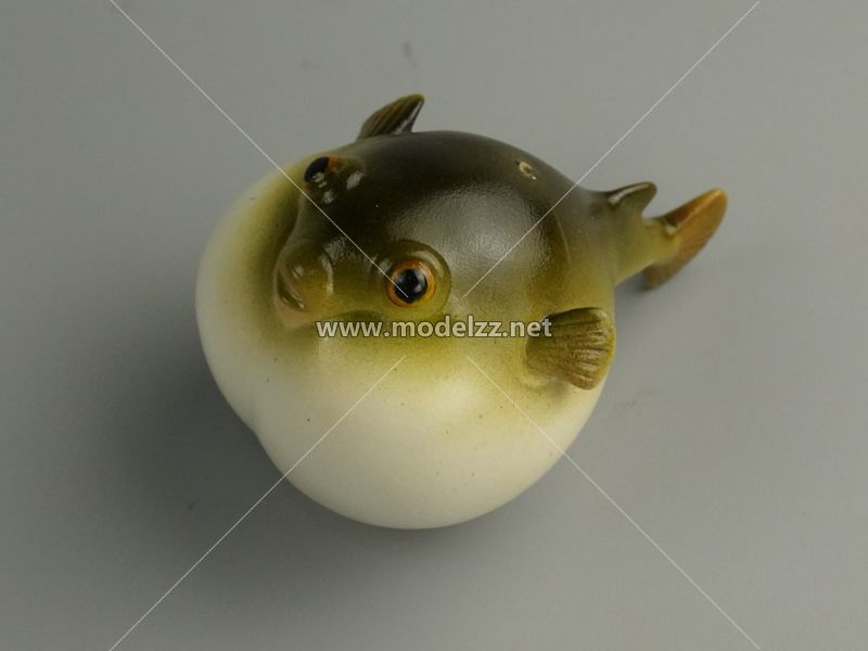 Cute Fat Fish Resin Art Gadget