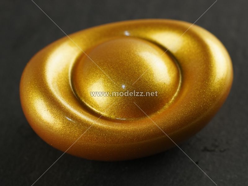 Golden Ingot Model Fabrication Resin Art