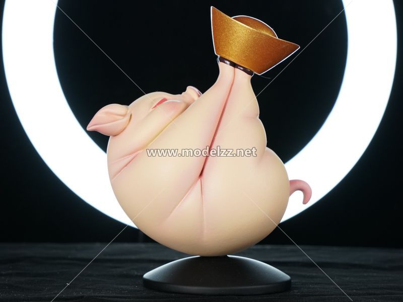 Cute Pig Table Ornament Resin Art