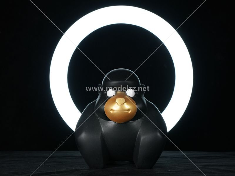 Cartoon Chimpanzee Resin Art