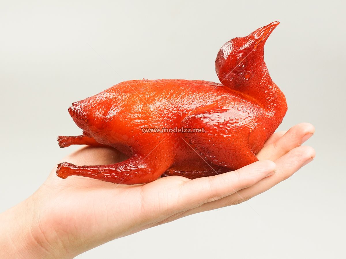 Roast Chicken Simulation Food Model 