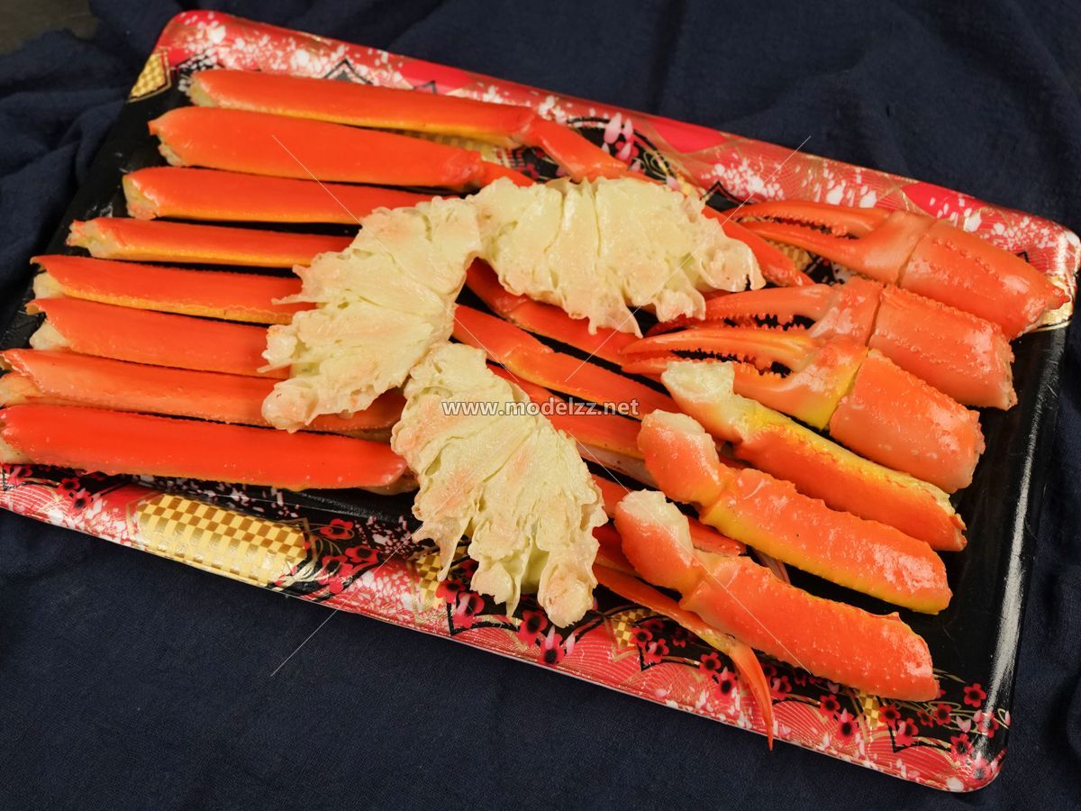 Crab Parts Resin Art 