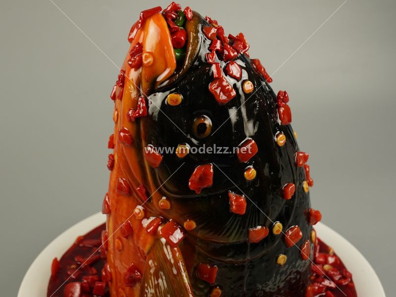 Sichuan Fish Head Simulation Food Model 