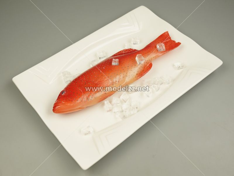 Seafood Fish Simulation Food Model