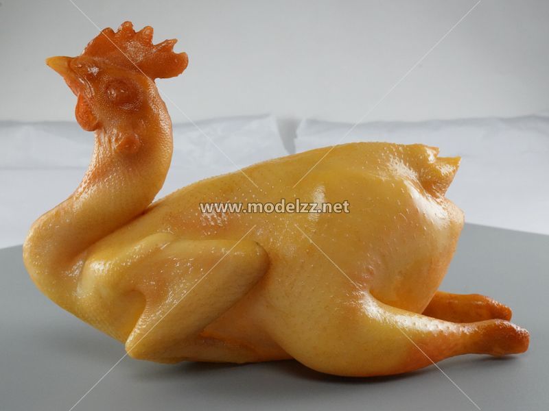 Roast Chicken Simulation Food Model
