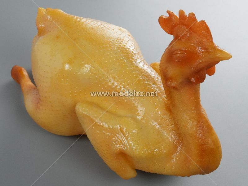 Roast Chicken Simulation Food Model