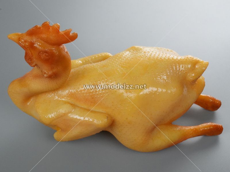 Roast Chicken Simulation Food Model