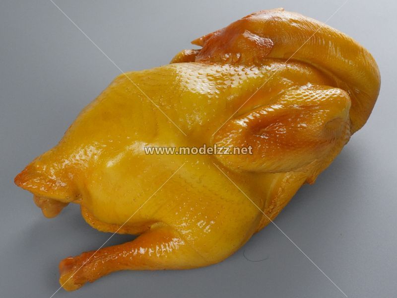 Roast Chicken Simulation Food Model