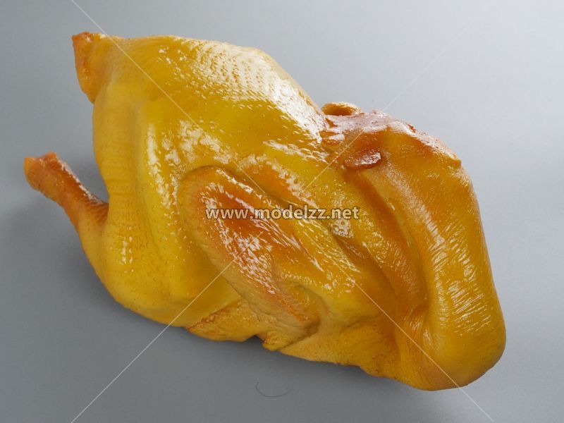 Roast Chicken Simulation Food Model