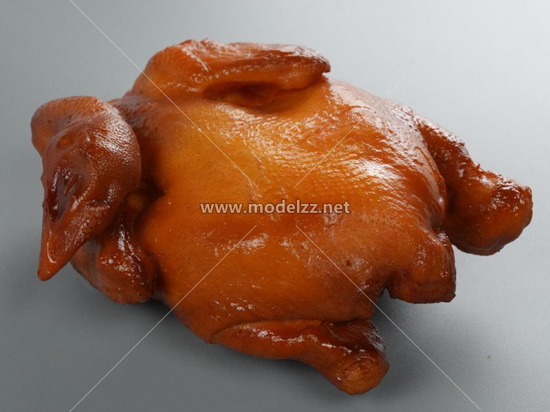 Roast Chicken Simulation Food Model