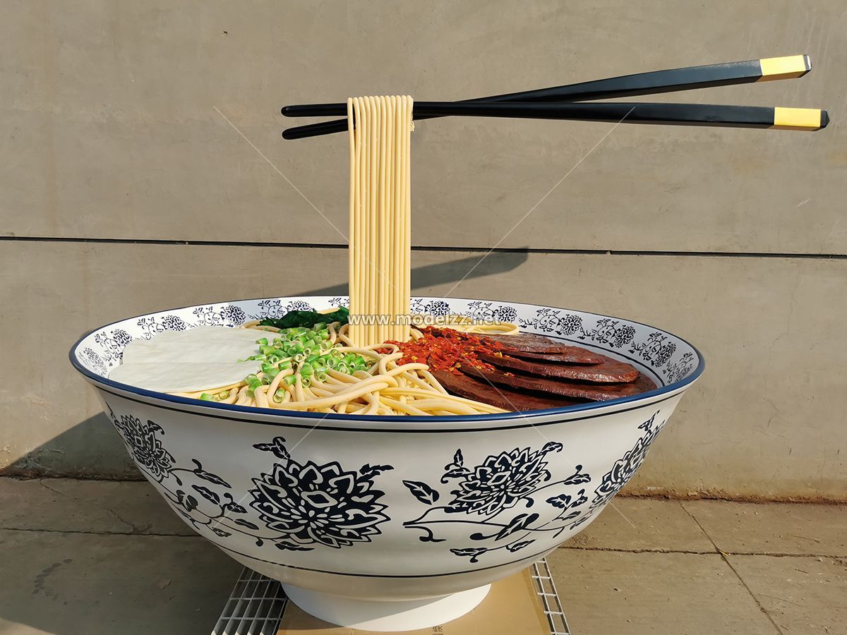 Imitation Food Noodle Plastic Food Models