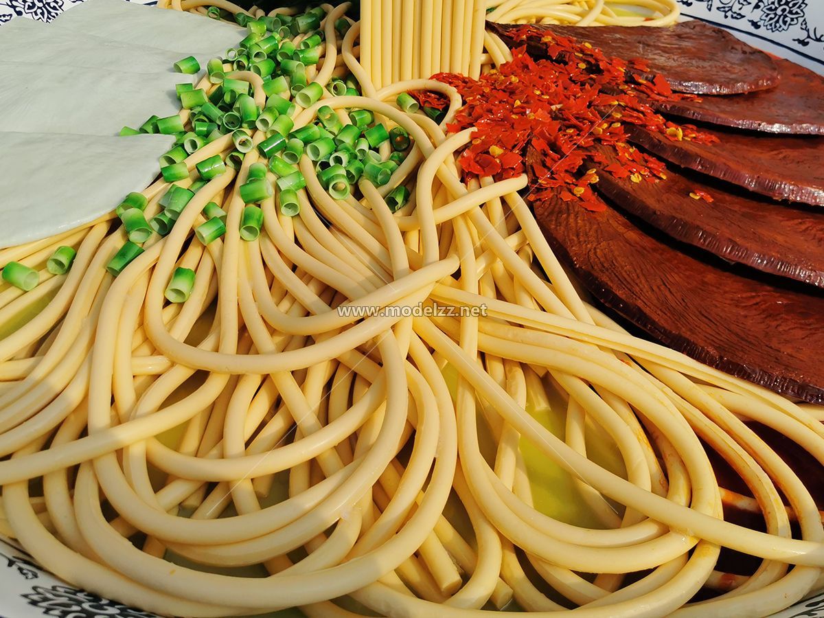 Imitation Food Noodle Plastic Food Models