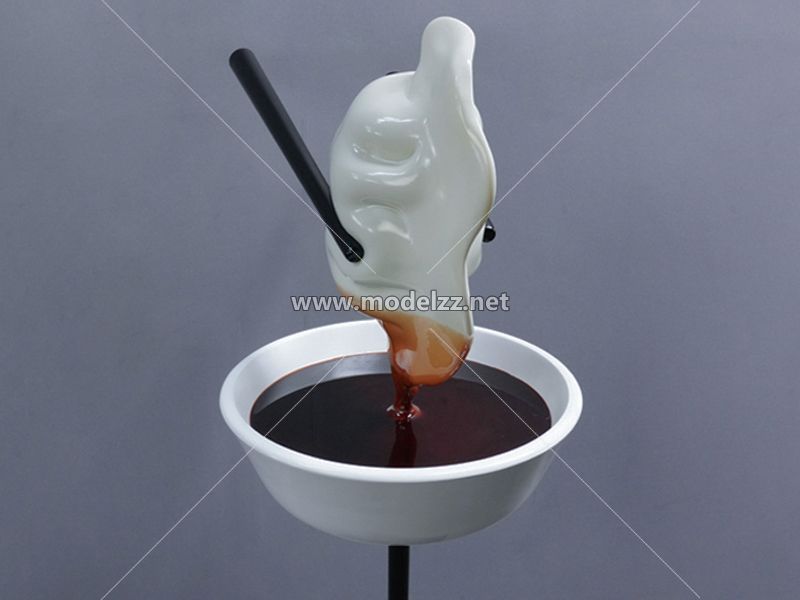 Dumpling Simulation Food Model 