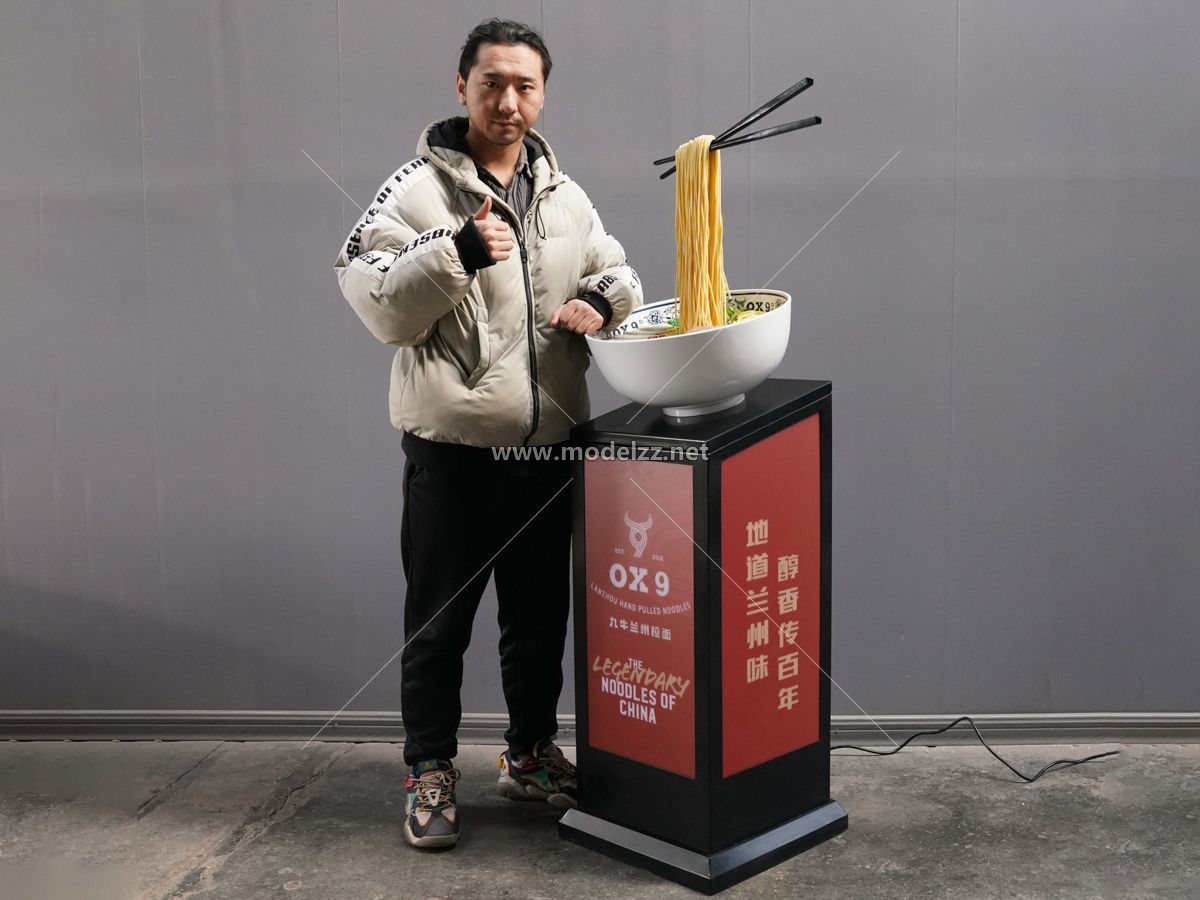 Chinese Noodles Resin Art Display Simulation Food Model 