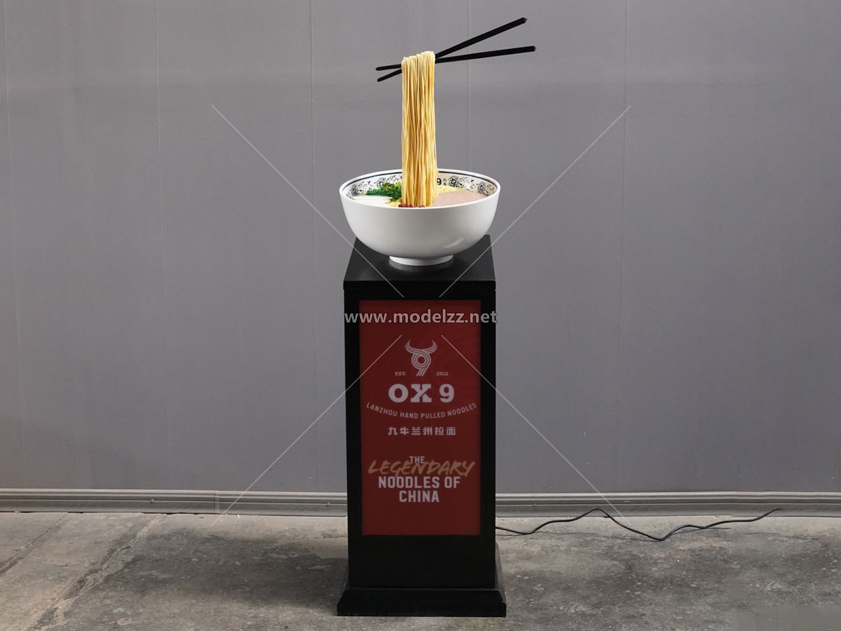 Chinese Noodles Resin Art Display Simulation Food Model 