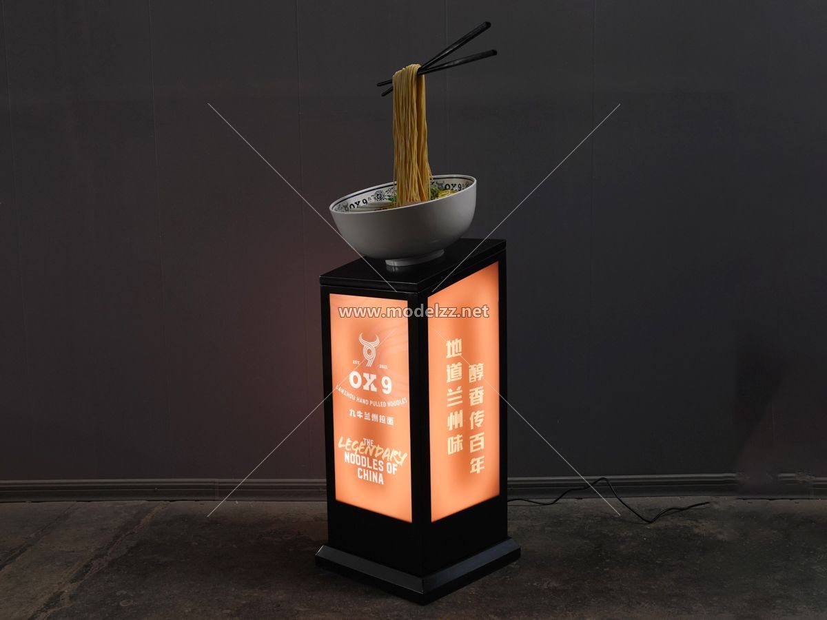 Chinese Noodles Resin Art Display Simulation Food Model 