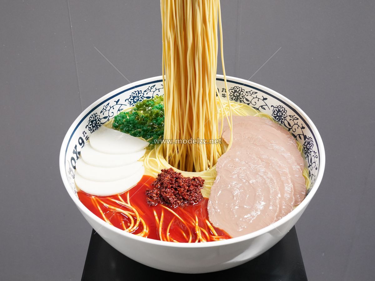 Chinese Noodles Resin Art Display Simulation Food Model 