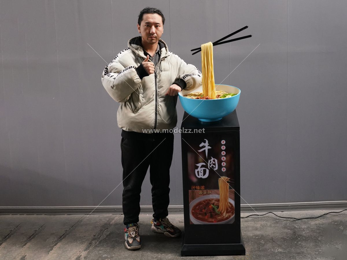 Beef Noodles Restaurant  Simulation Food Model 
