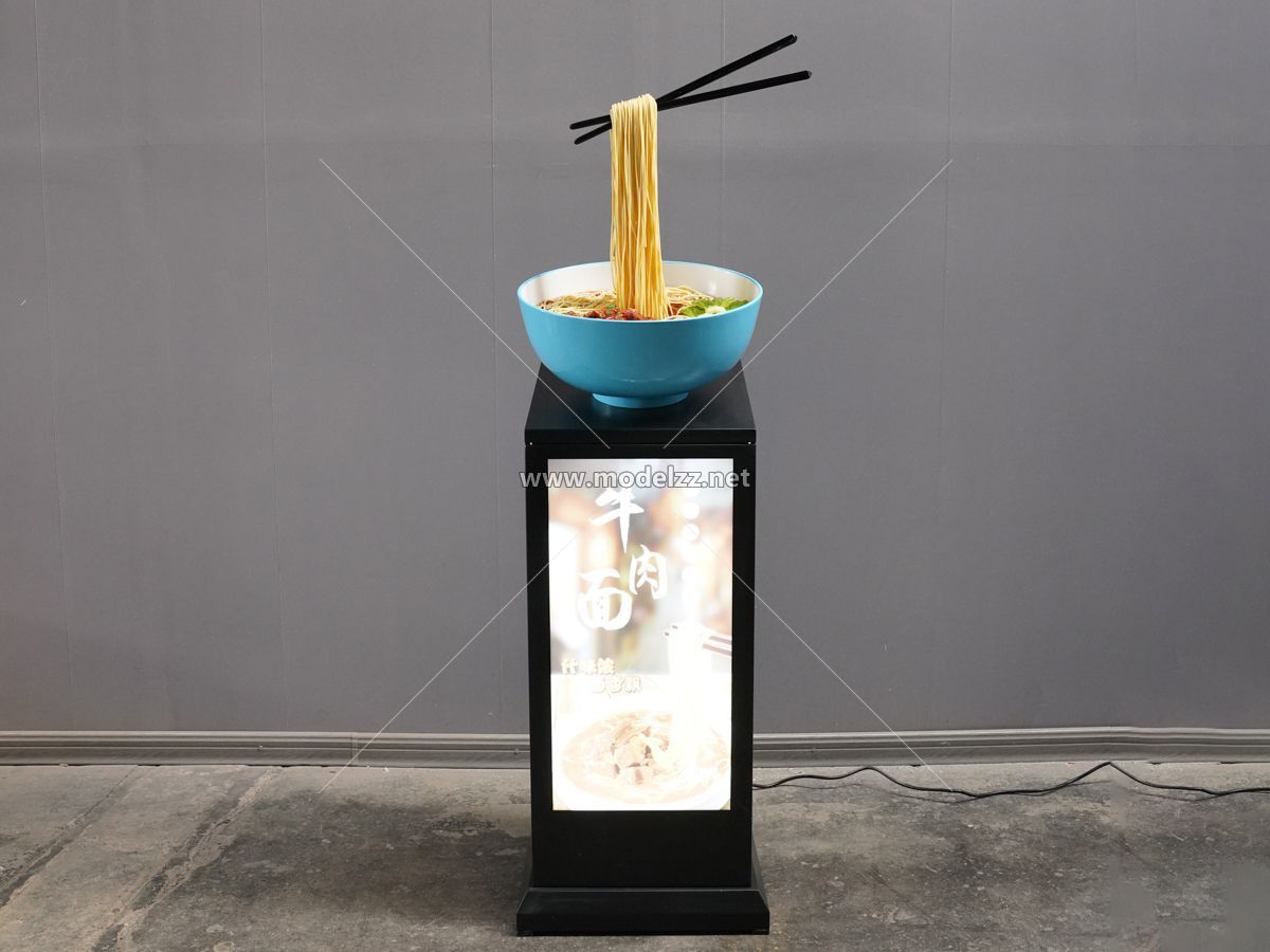 Beef Noodles Restaurant  Simulation Food Model 