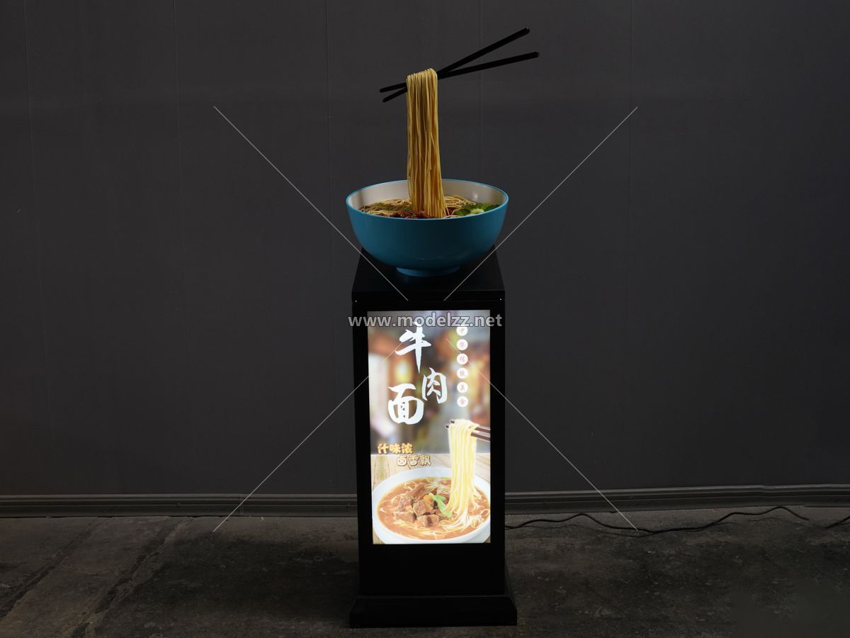 Beef Noodles Restaurant  Simulation Food Model 
