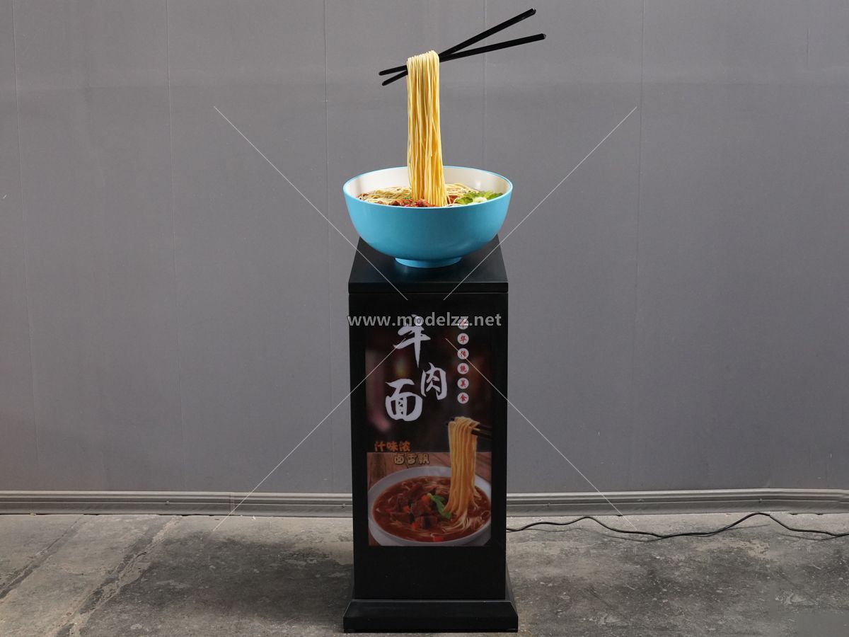 Beef Noodles Restaurant  Simulation Food Model 