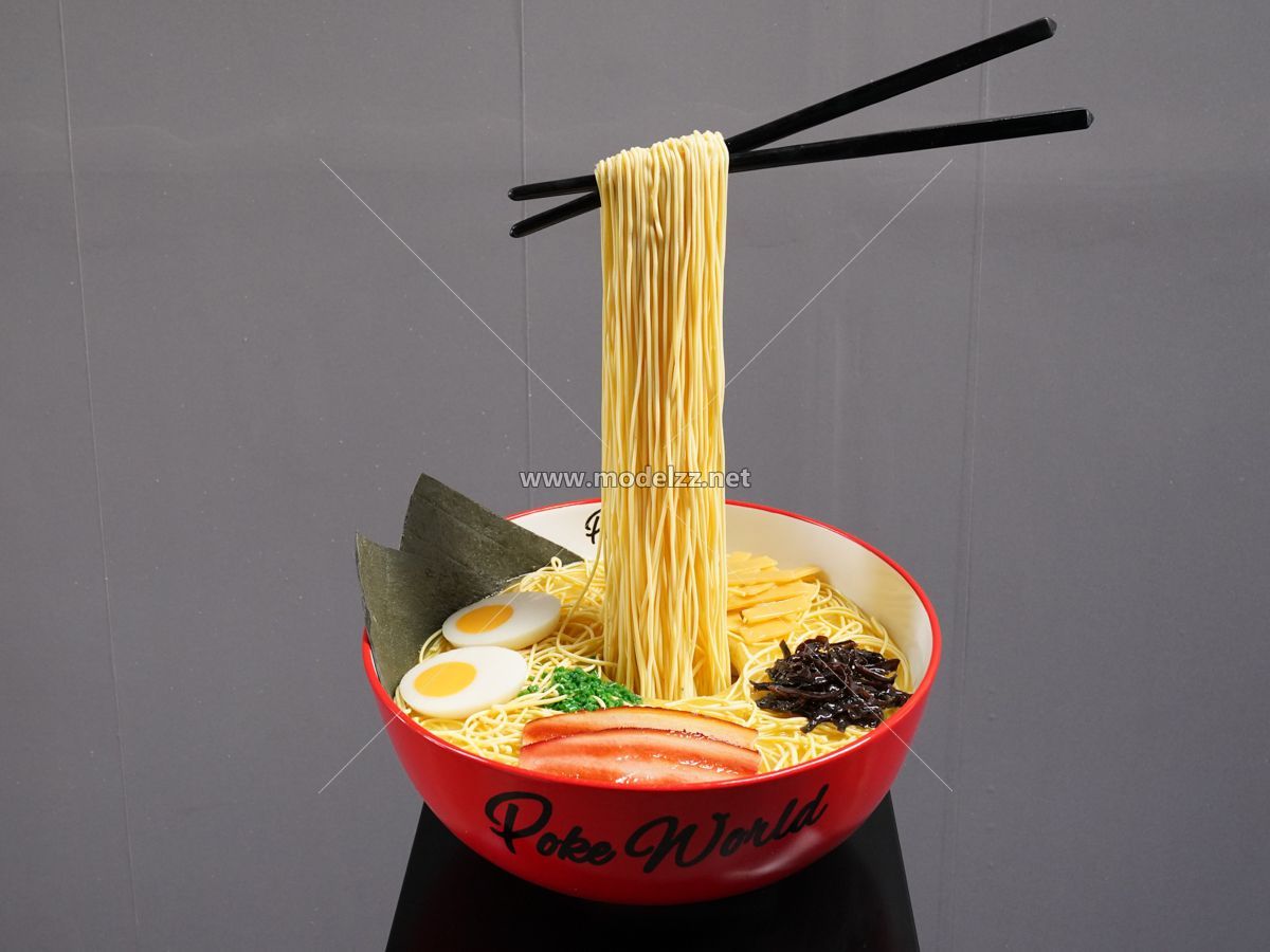 Japanese Noodle Simulation Food Model
