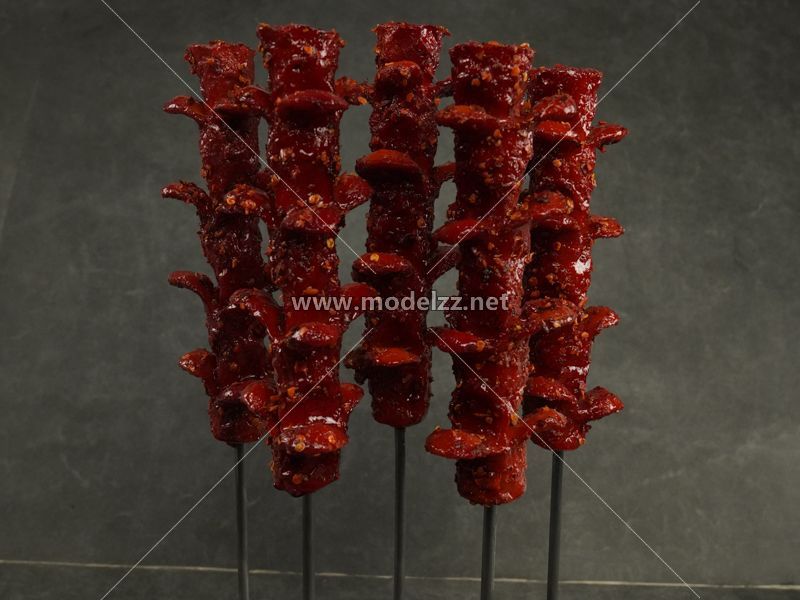 Big Sausage Simulation Food Model 