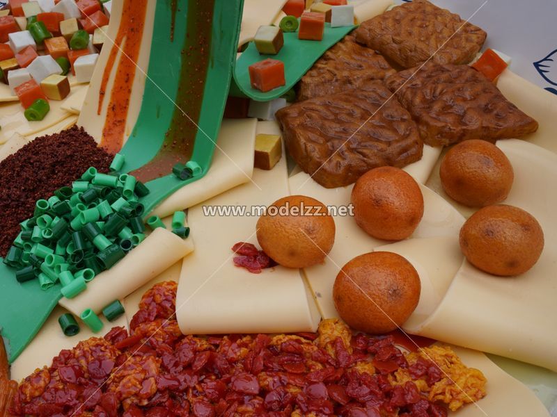 Big Bowl Noodle Simulation Food Model 