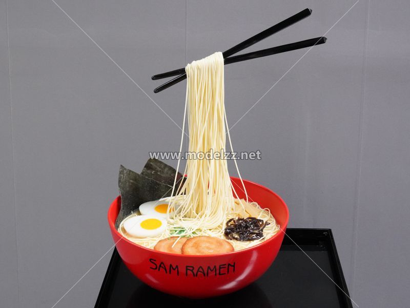 Noodles Light Box Simulation Food Model
