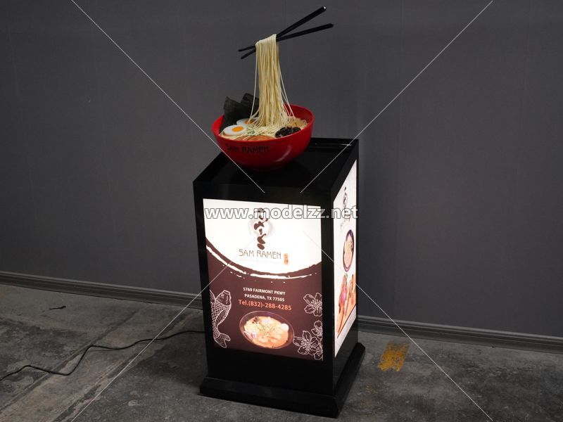 Noodles Light Box Simulation Food Model