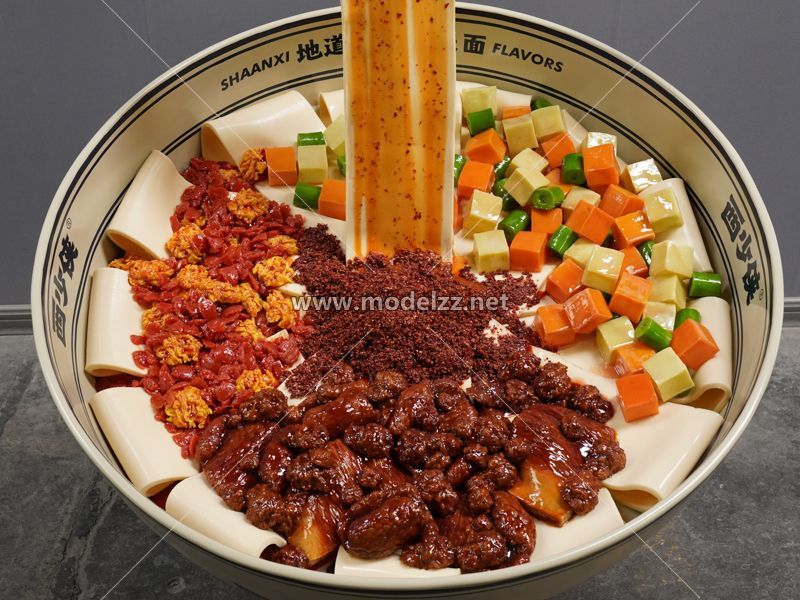 Noodle Plastic Food Models Custom Statue