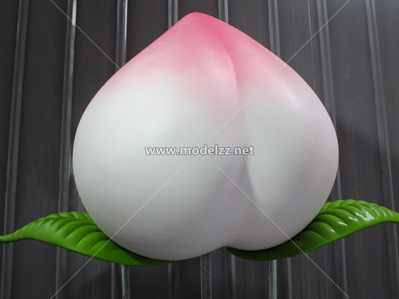 Longevity Peaches Resin Art Sculpture