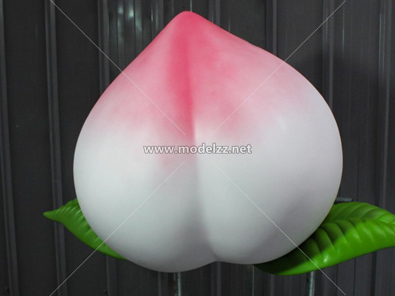 Longevity Peaches Resin Art Sculpture