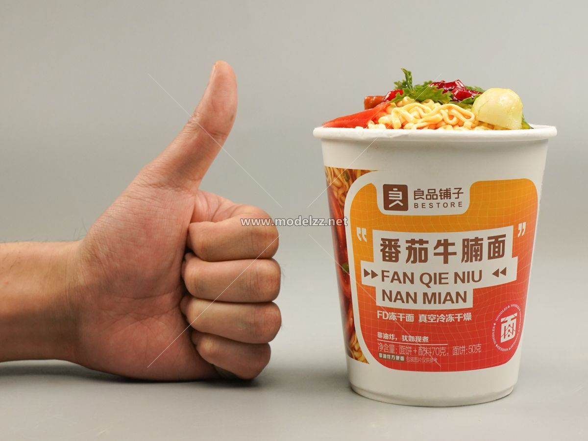 Instant Noodles  Simulation Food Model 