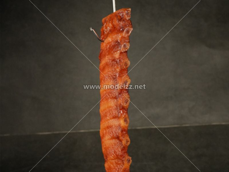 Pork Ribs Plastic Food Models Custom Statue
