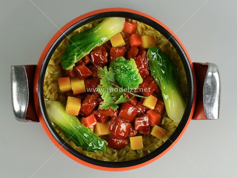 Soup Rice Plastic Food Models