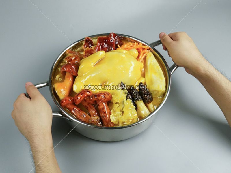Soup Rice Plastic Food Models