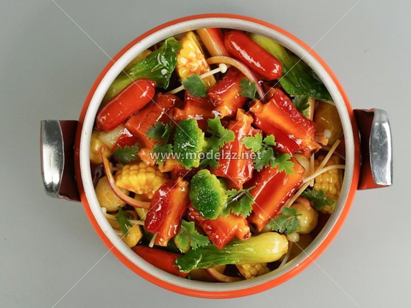 Soup Rice Plastic Food Models