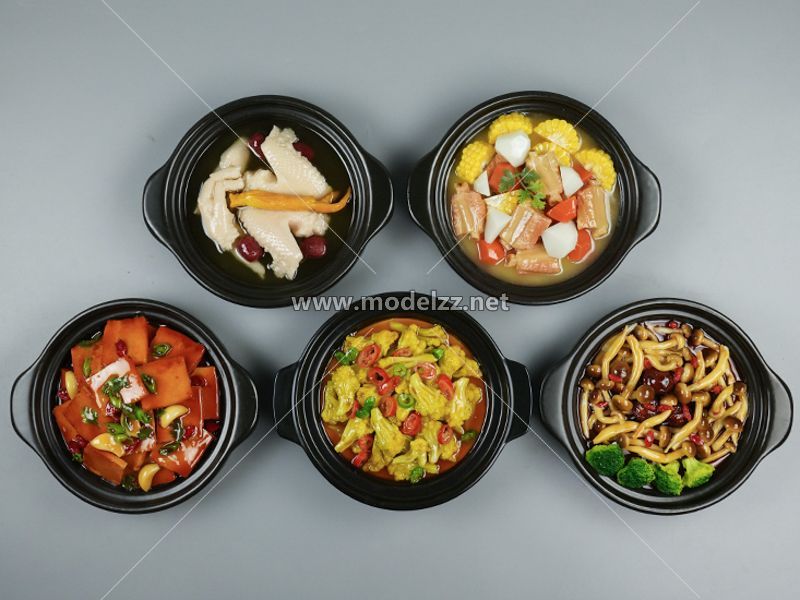 Casseroles Plastic Food Models