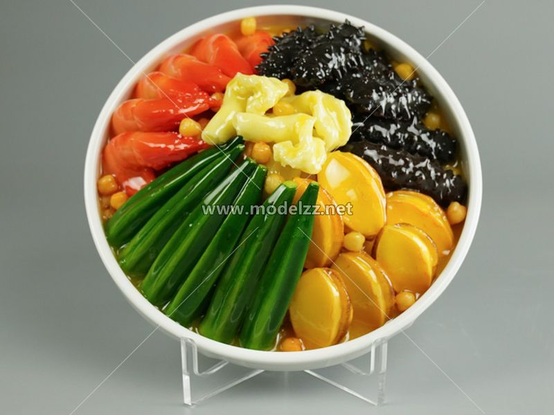 Sea Food and Poultry Simulation Food Model