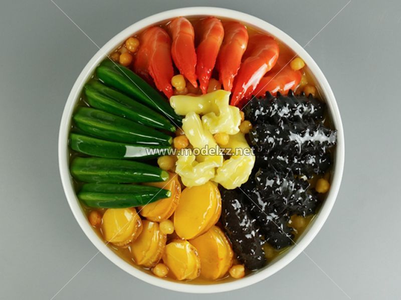 Sea Food and Poultry Simulation Food Model