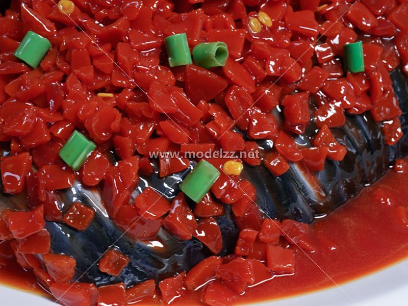 Spicy Fish Head Simulation Food Model