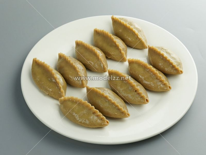 Grain Flour Food Simulation Food Model