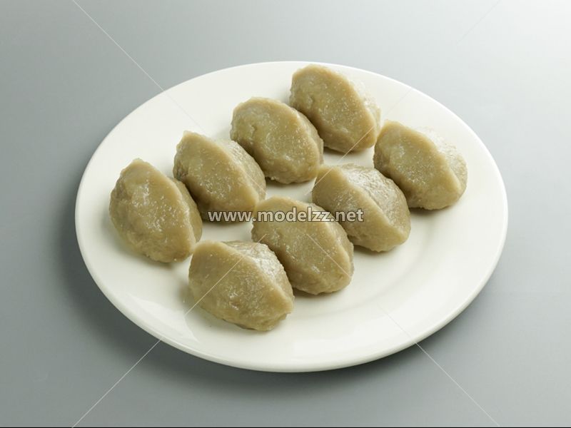 Grain Flour Food Simulation Food Model