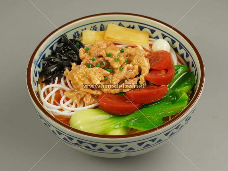 Rice Noodle Simulation Food Model 