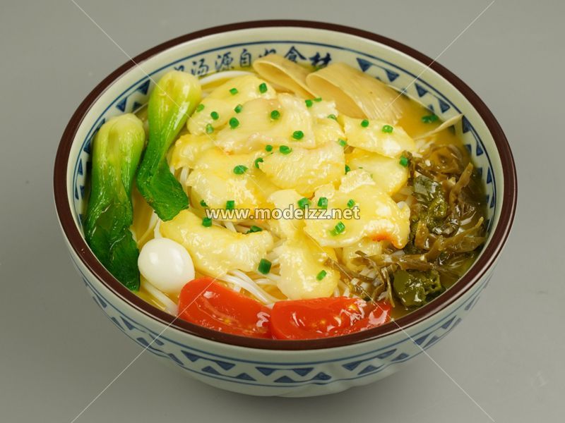 Rice Noodle Simulation Food Model 
