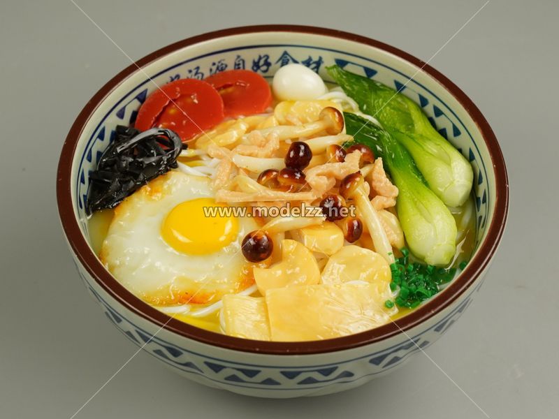 Rice Noodle Simulation Food Model 