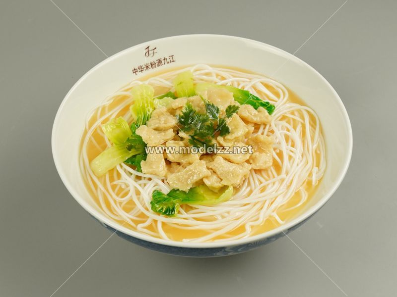 Rice Noodle Resin Plastic Food Models 